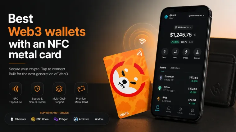 Best Web3 wallets with an NFC metal card